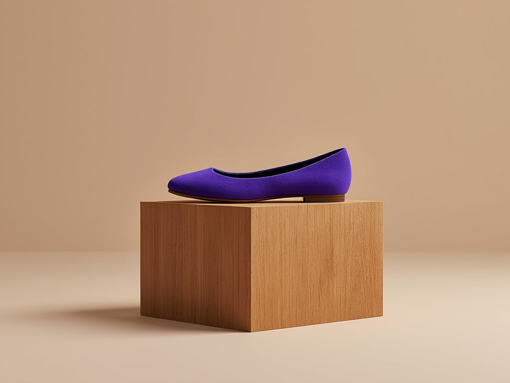 CARLOTTA • Custom Fitted Bespoke Ballet Flats • PURPLE