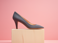 PASQUALINA - Custom Fitted Bespoke Pumps - GREY SUEDE