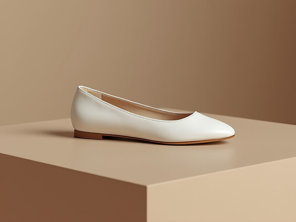 SOFIA_Custom_Fitted_Bespoke_Ballerina_Flats_WHITE 1
