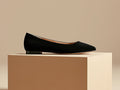VERONICA • Custom Fitted Bespoke Ballet Flats • BLACK